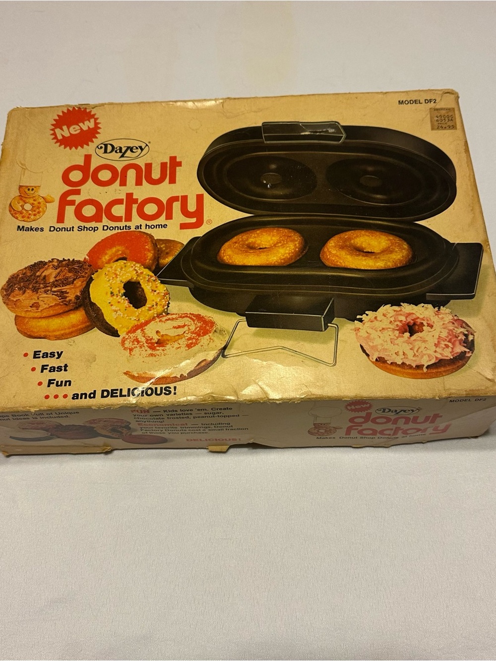 Vintage Donut Factory Donut Maker - Black